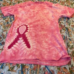 pink tie-dye